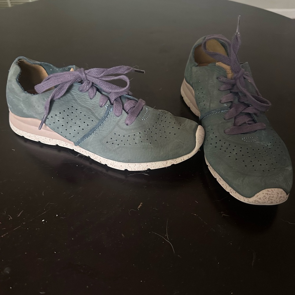 UGG Green and Purple Sneakers with Minimalist Design